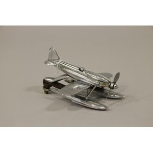 A vintage chrome Seaplane car mascot small faults. Length 13.5…