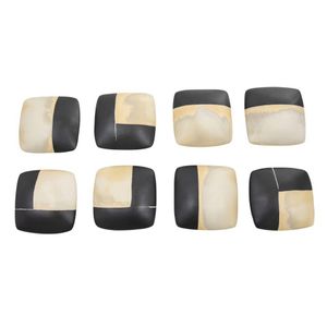 Maren Kloppmann 'Wall pillows Color Field' sculpture; 8 ceramic…