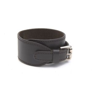 Louis Vuitton Louis Vuitton Chocolate Brown Leather Wrist Strap For