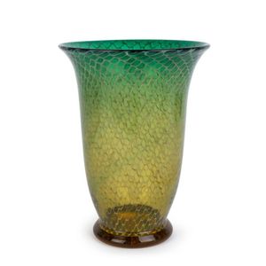 Archimedes Seguso filigrana reticello Murano glass vase, circa…