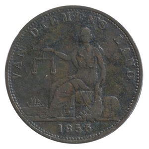 Trade Token, 'R. Joseph'S New Town Toll Gate, Van Diemen's Land,…
