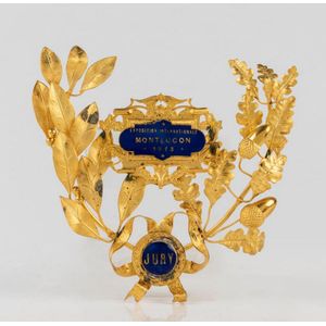 Exposition Internationale, Mont Lucon 1913, a gilt metal Jury…