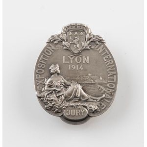 Jury Badge by Christofle in Original Case. Size of badge: 38 x…
