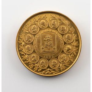 France: 1893 gilt-bronze medal by Rivet for 'Exposition…