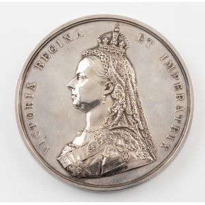 Great Britain: Queen Victorai's Golden Jubilee, silver medal by…