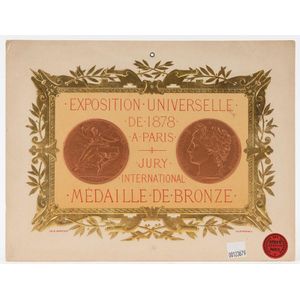 Award Certificate, designed by Alfred Janniot for a Bronze…