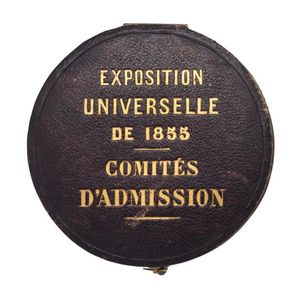 France: Exposition Universelle 1855 copper medal by by A. Barre;…