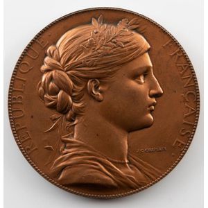 International Exposition of Electricity, Marianne bronze medal…