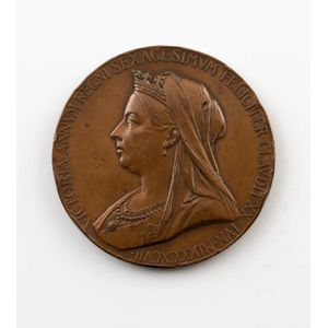 Two Queen Victoria Official Diamond Jubilee Medals, 1837 - 1897,…