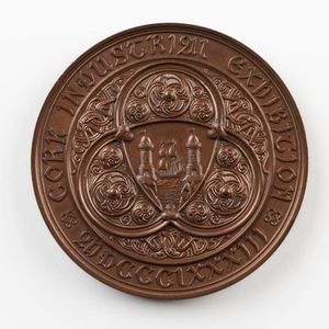 1834 French Singer's License, Rare Antique Brass Medallion Medal
