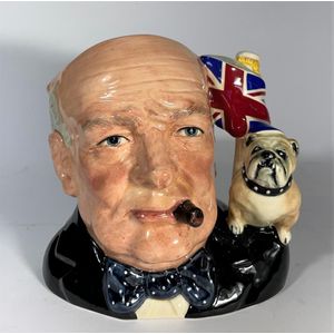 Royal Doulton Winston Churchill Character Jug with Box & Certificate ...