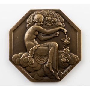 Two Art Deco medals Exposition Internationale, Paris, 1925, an…