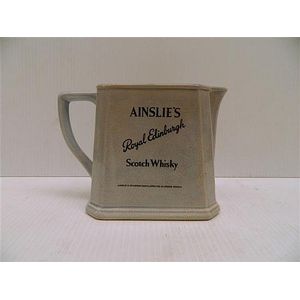 Rare vintage Ainslie`s Royal Edinborough Scotch Whisky jug,…