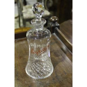 D&J McCallums perfection Scotch whisky crystal decanter