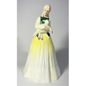 HN 3033 MINT 8.5 Royal Doulton Springtime figurine girl woman with a lamb porcelain figure Royal Dalton gift Collectors Club 1983