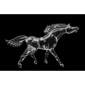A Murano glass horse sculpture by Arnaldo Zanella, 20th century,&hellip;