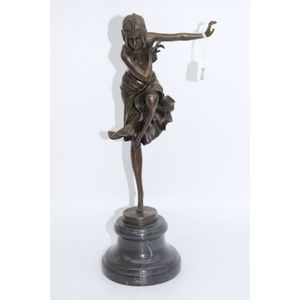 Art Deco style bronze dancer, modelled of Demetre Haralamb…