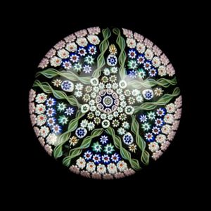 Large Scottish Perthshire millefiori and Twist Cane Glass…