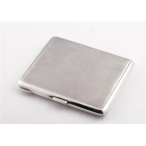 Edwin Harrop Sterling Silver Cigarette Case by Fairfax & Roberts ...