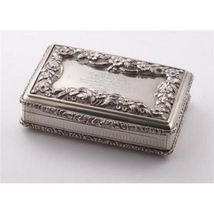 An important early table snuff box, Frances Clark, Birmingham…