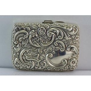 Embossed EPNS Cigarette Case - Vintage - Smoking Accessories - Cigar/Cigarette  Cases and Boxes