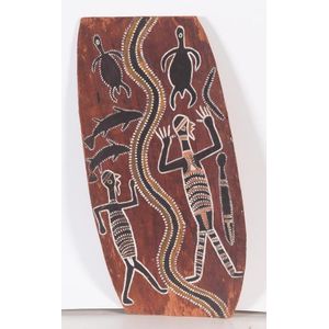 Nym Bandak (Port Keats), Untitled (Spirit Figures) (circa 1970),…