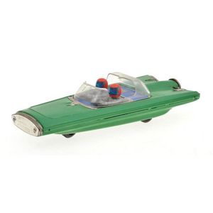 Futuristic tinplate space car, made in Argentina C.1960's