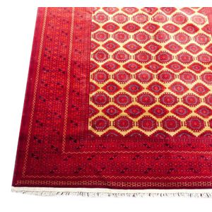 A fine Bukhara carpet, the central field decorated with…