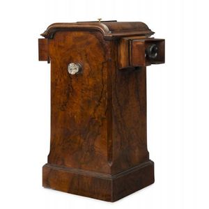 Pedestal Stereo Viewer with focusing eye-pieces and Walnut…