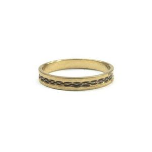 Engraved Ring ~ 18ct Yellow Gold main image 0