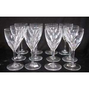 Vintage Baccarat Crystal Set of 5 Wine Glasses – Charmantiques