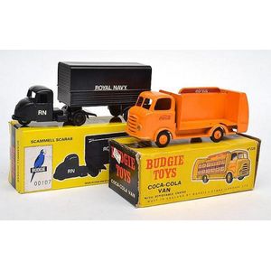 Two Budgie models, including Coca-Cola van; and Royal Navy, Ex…