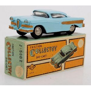 Rare Linemar toys Edsel Coupe J-5082 friction, powder blue,…
