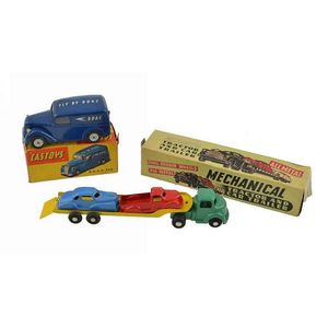 Mettoy Castoys B.O.A.C. Van; and Londontoy mechanical tractor…
