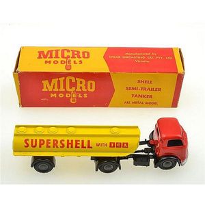 Micro Models (Australia) shell semi-trailer tanker, Commer G/27…