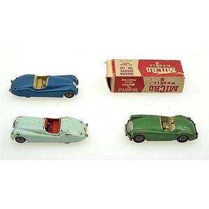 Three Micro Models (Australia), including two Jaguar sports Xk…