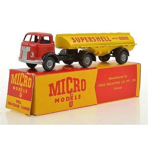 Micro Models (Australia) Shell semi-trailer tanker Commer G/27…