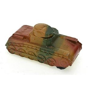 Pre-war Marklin (Germany) 8021/1 tank, red, brown and green…