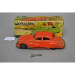 Clock work Tri-ang saloon car no. 2 Minic in the original box