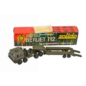 Solido Berliet T12, with original decals in wax Envelope with…