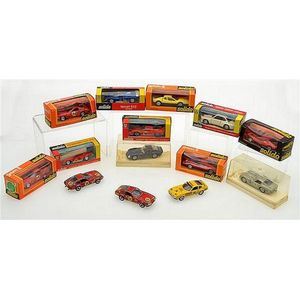 Collection of Solido models, including three Ferrari Bb;…