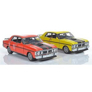 Two Trax 1:24 scale Ford Falcon Gthos, including one yellow Glo;…