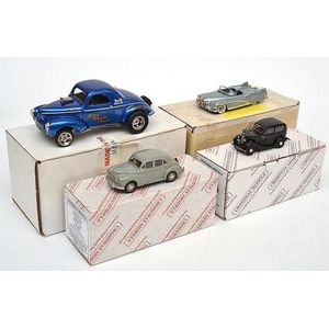 Four diecast models, including 2 x Crossway models Morris…