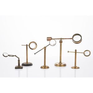 Antique Brass Magnifiers Collection: Gibson's Auctions Provenance ...
