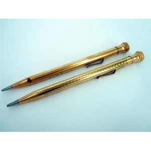 Vintage engraved gold-filled mechanical deals pencil