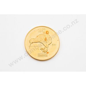 1987 1oz gold kiwi medallion, 1987 1oz gold kiwi medallion