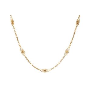 18ct Yellow Gold Fancy Link Necklet