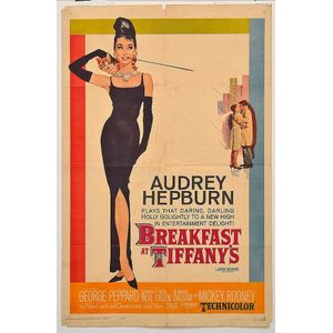 A Breakfast At Tiffany's (Paramount, 1961) U.S. one sheet…
