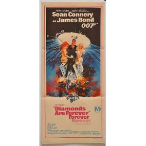 Diamonds Are Forever (United artists, 1971) Australian daybill…