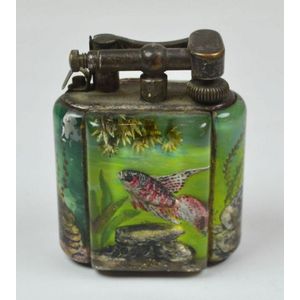 Dunhill aquarium lighter (Af) mid 20th century Made in England…